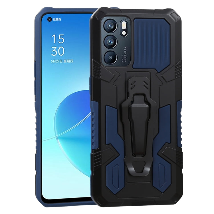 Armor Warrior Shockproof PC + TPU Protective Case, For OPPO Reno6