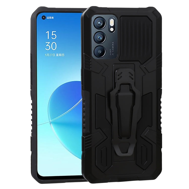 Armor Warrior Shockproof PC + TPU Protective Case, For OPPO Reno6