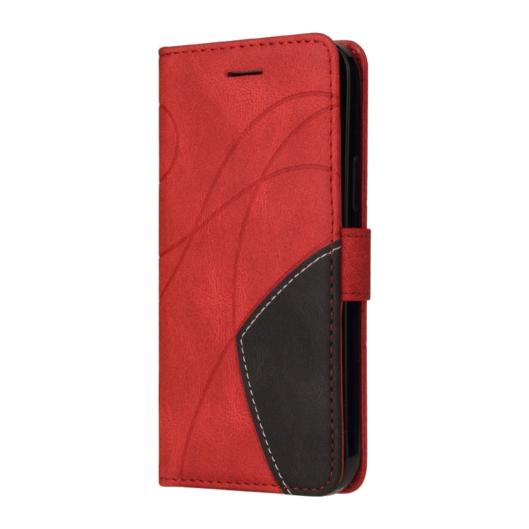 Dual-color Splicing Horizontal Flip PU Leather Case with Holder & Card Slots & Wallet, For vivo Y20/Y20A/Y20s/Y20i/Y20G, For vivo Y21 2020/Y21s/Y33s, For Xiaomi 11T / 11T Pro