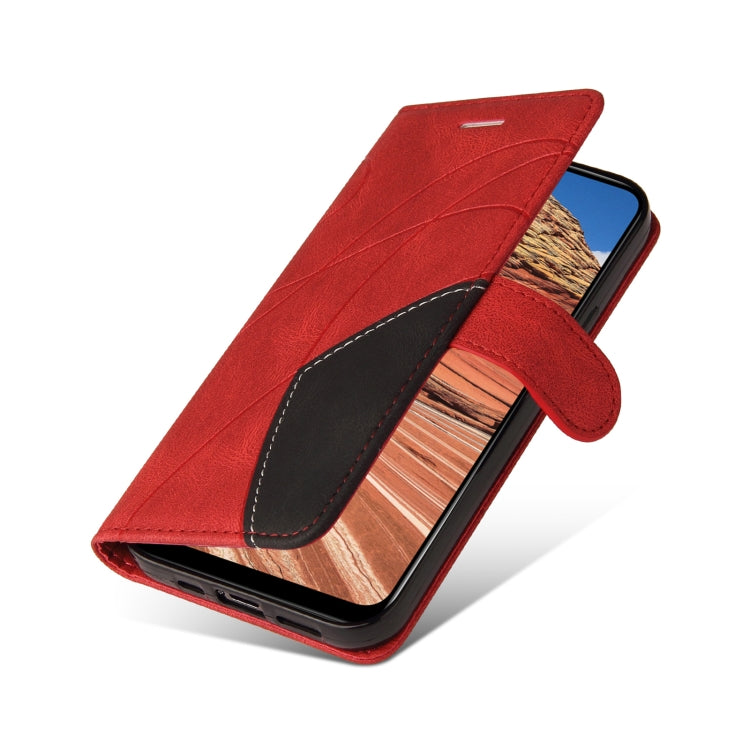 Dual-color Splicing Horizontal Flip PU Leather Case with Holder & Card Slots & Wallet, For vivo Y20/Y20A/Y20s/Y20i/Y20G, For vivo Y21 2020/Y21s/Y33s, For Xiaomi 11T / 11T Pro