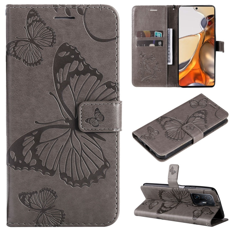 Pressed Printing Butterfly Pattern Horizontal Flip PU Leather Case with Holder & Card Slots & Wallet & Lanyard, For vivo Y20 / Y20a / Y20s, For vivo Y21 2021 / Y21s / Y33s, For Xiaomi Mi 11T / 11T Pro