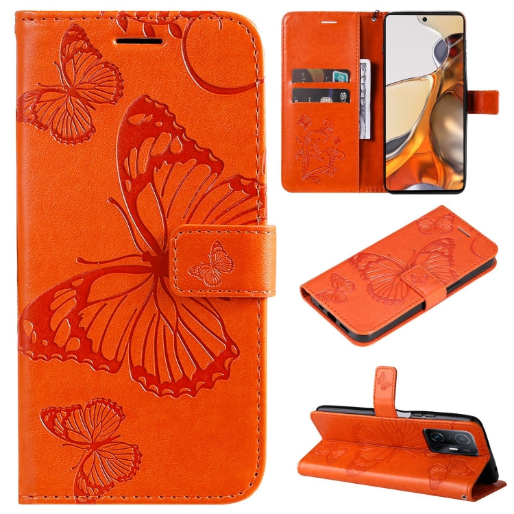 Pressed Printing Butterfly Pattern Horizontal Flip PU Leather Case with Holder & Card Slots & Wallet & Lanyard, For vivo Y20 / Y20a / Y20s, For vivo Y21 2021 / Y21s / Y33s, For Xiaomi Mi 11T / 11T Pro