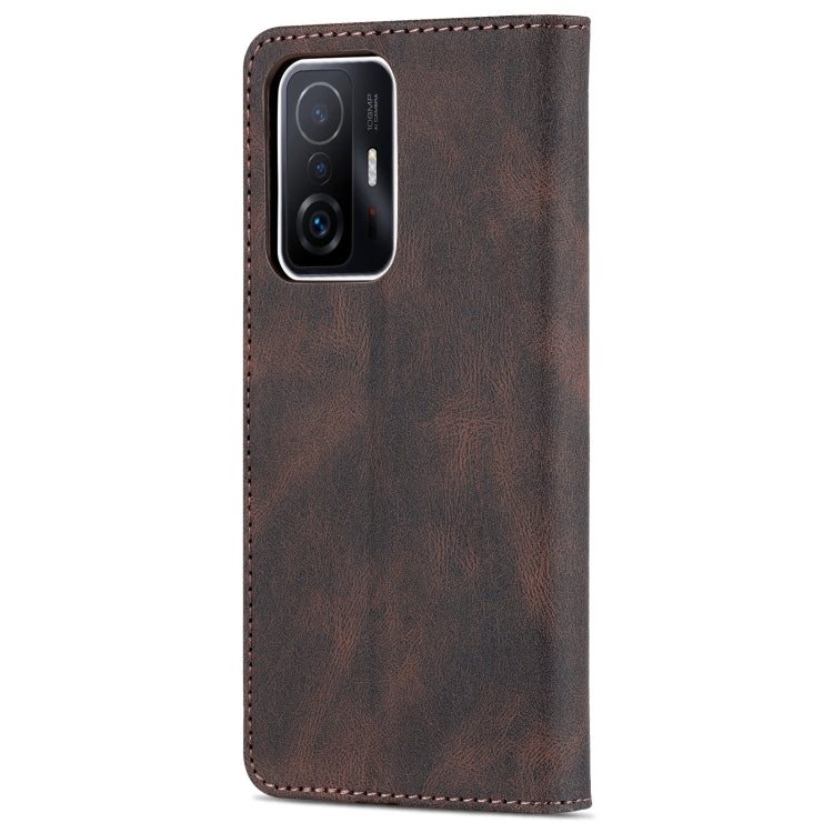 AZNS Dream II Skin Feel PU+TPU Horizontal Flip Leather Case, For vivo Y21 / Y33S