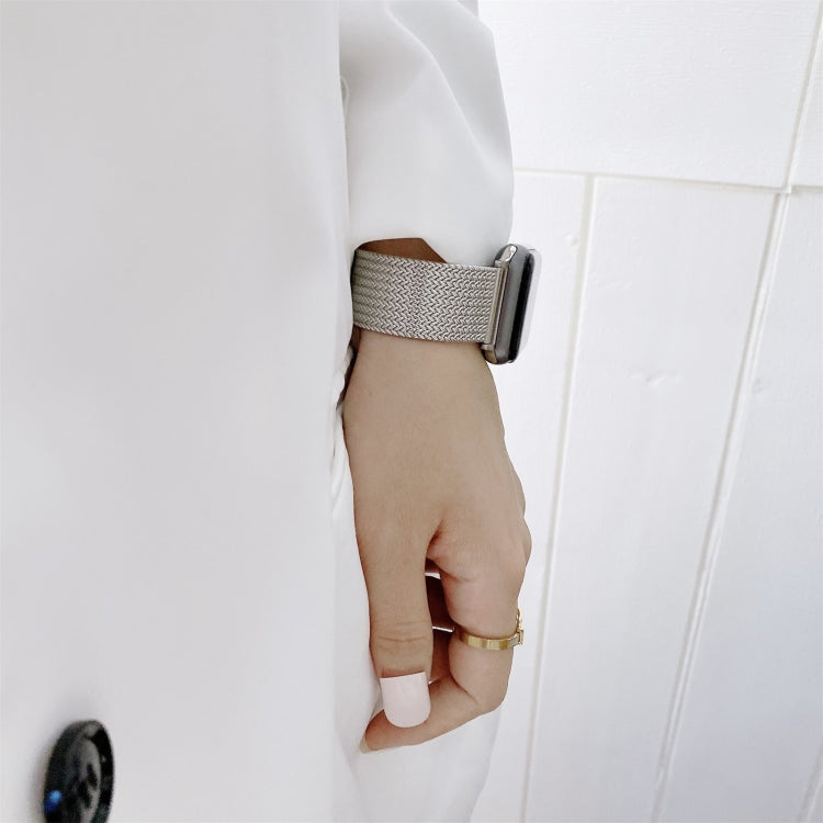 V-shaped Buckle Straight Steel Replacement Strap Watchband For Apple Watch Series, 7 41mm / 6&SE&5&4 40mm / 3&2&1 38mm, 7 45mm / 6&SE&5&4 44mm / 3&2&1 42mm