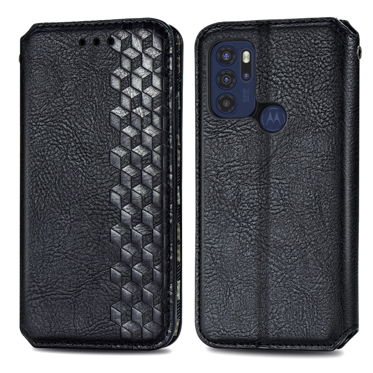 Cubic Grid Pressed Horizontal Flip Magnetic Leather Phone Case with Holder &amp; Card Slots &amp; Wallet, For Motorola Moto G60S, For Tecno Pova 2, For vivo X70 Pro, For vivo X70