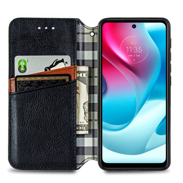 Cubic Grid Pressed Horizontal Flip Magnetic Leather Phone Case with Holder &amp; Card Slots &amp; Wallet, For Motorola Moto G60S, For Tecno Pova 2, For vivo X70 Pro, For vivo X70