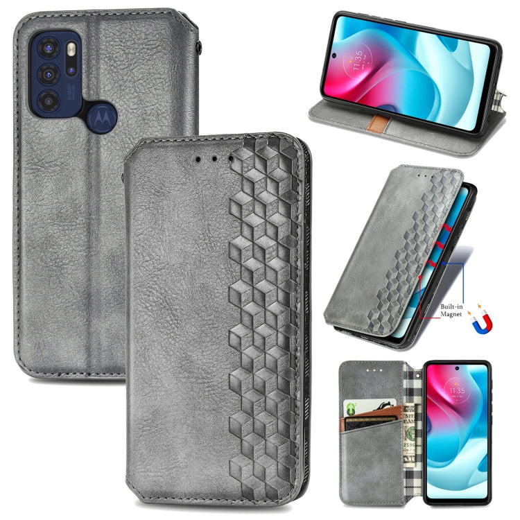 Cubic Grid Pressed Horizontal Flip Magnetic Leather Phone Case with Holder &amp; Card Slots &amp; Wallet, For Motorola Moto G60S, For Tecno Pova 2, For vivo X70 Pro, For vivo X70