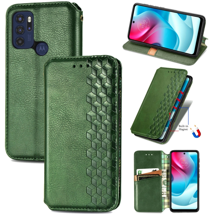 Cubic Grid Pressed Horizontal Flip Magnetic Leather Phone Case with Holder &amp; Card Slots &amp; Wallet, For Motorola Moto G60S, For Tecno Pova 2, For vivo X70 Pro, For vivo X70