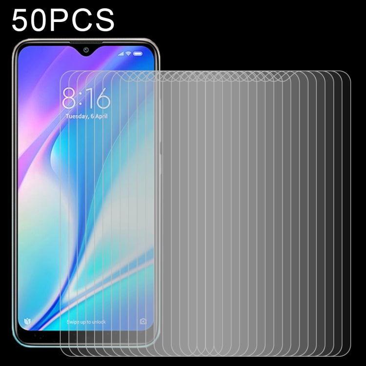 50 PCS 0.26mm 9H 2.5D Tempered Glass Film, For OPPO K9 Pro (50 PCS), For vivo Y33s / Y76s / T1x / Y76 5G (50 PCS), For vivo Y21 / Y21t / Y10 t1 / Y01 / Y21e / Y10 / Y33s 5G (50 PCS), For Xiaomi Redmi 8A Pro (50 PCS)