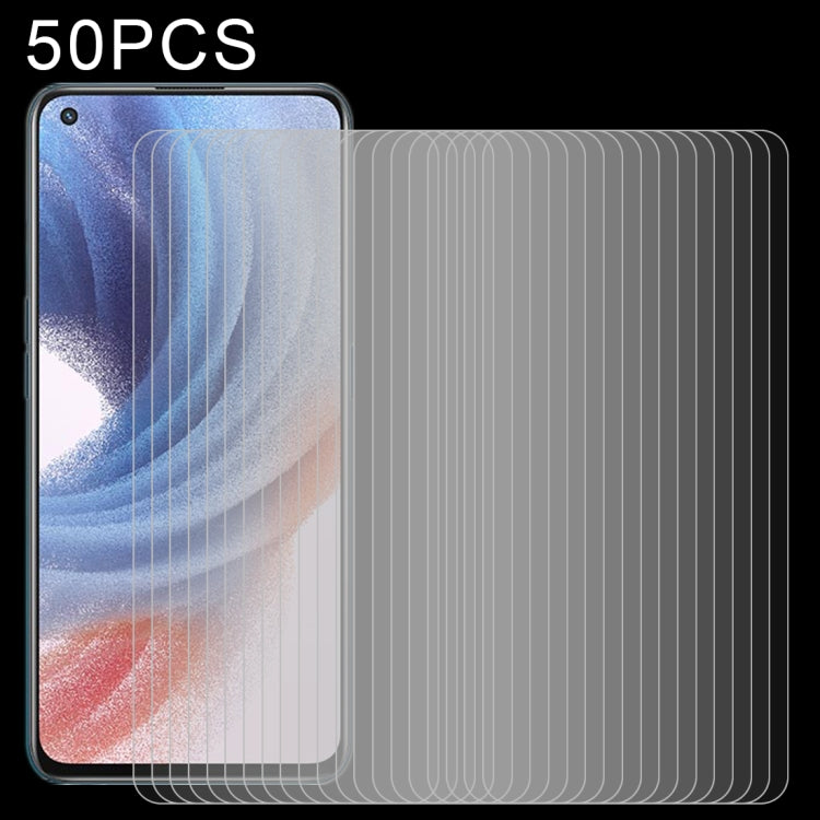 50 PCS 0.26mm 9H 2.5D Tempered Glass Film, For OPPO K9 Pro (50 PCS), For vivo Y33s / Y76s / T1x / Y76 5G (50 PCS), For vivo Y21 / Y21t / Y10 t1 / Y01 / Y21e / Y10 / Y33s 5G (50 PCS), For Xiaomi Redmi 8A Pro (50 PCS)