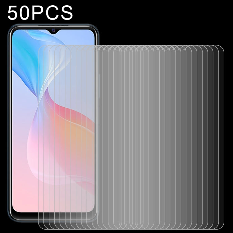 50 PCS 0.26mm 9H 2.5D Tempered Glass Film, For OPPO K9 Pro (50 PCS), For vivo Y33s / Y76s / T1x / Y76 5G (50 PCS), For vivo Y21 / Y21t / Y10 t1 / Y01 / Y21e / Y10 / Y33s 5G (50 PCS), For Xiaomi Redmi 8A Pro (50 PCS)