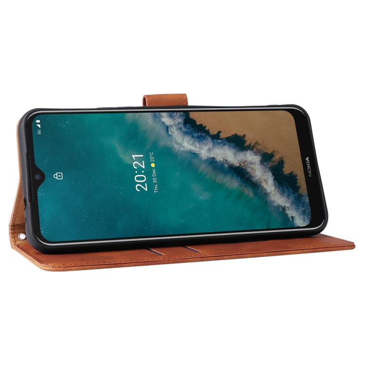 Solid Color Skin Feel Magnetic Buckle Horizontal Flip Calf Texture PU Phone Case