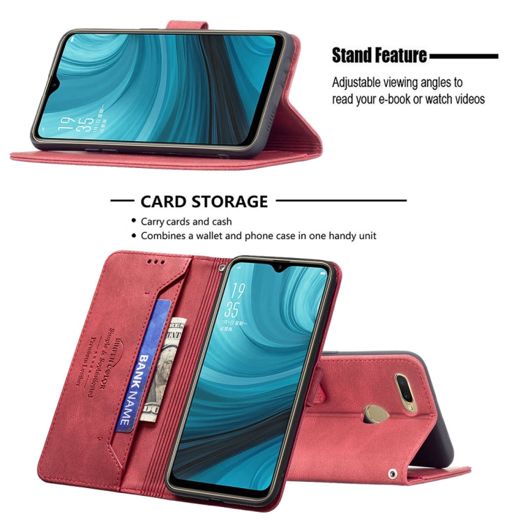 Magnetic Clasp RFID Blocking Anti-Theft Leather Case with Holder & Card Slots & Wallet, For OPPO A7, For OPPO A15, For OPPO A16/ A16s/ A54s/ A55 5G/ A53s 5G, For OPPO A54 4G, For OPPO A72 / A52 / A92, For OPPO A74 4G / F19 4G