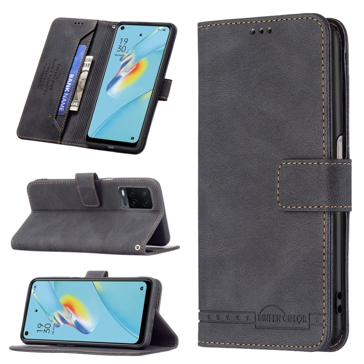 Magnetic Clasp RFID Blocking Anti-Theft Leather Case with Holder & Card Slots & Wallet, For OPPO A7, For OPPO A15, For OPPO A16/ A16s/ A54s/ A55 5G/ A53s 5G, For OPPO A54 4G, For OPPO A72 / A52 / A92, For OPPO A74 4G / F19 4G