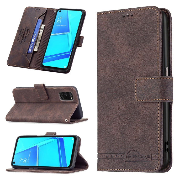 Magnetic Clasp RFID Blocking Anti-Theft Leather Case with Holder & Card Slots & Wallet, For OPPO A7, For OPPO A15, For OPPO A16/ A16s/ A54s/ A55 5G/ A53s 5G, For OPPO A54 4G, For OPPO A72 / A52 / A92, For OPPO A74 4G / F19 4G