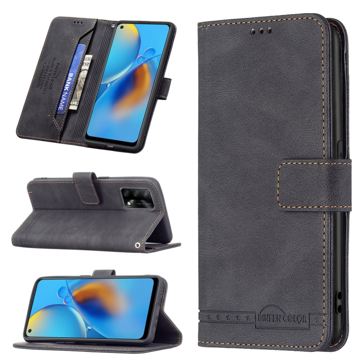 Magnetic Clasp RFID Blocking Anti-Theft Leather Case with Holder & Card Slots & Wallet, For OPPO A7, For OPPO A15, For OPPO A16/ A16s/ A54s/ A55 5G/ A53s 5G, For OPPO A54 4G, For OPPO A72 / A52 / A92, For OPPO A74 4G / F19 4G