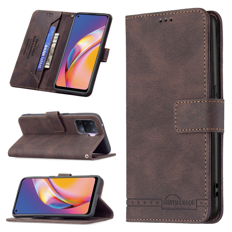 Magnetic Clasp RFID Blocking Anti-Theft Leather Case with Holder & Card Slots & Wallet, For OPPO A7, For OPPO A15, For OPPO A16/ A16s/ A54s/ A55 5G/ A53s 5G, For OPPO A54 4G, For OPPO A72 / A52 / A92, For OPPO A74 4G / F19 4G