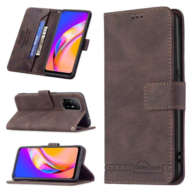 Magnetic Clasp RFID Blocking Anti-Theft Leather Case with Holder & Card Slots & Wallet, For OPPO A94 5G/ F19 Pro Plus/ Reno5 Z 5G, For OPPO Realme C12 / C15 / C25, For OPPO Realme C21 / C20, For vivo Y11 / Y15 / Y12 / Y17, For vivo Y20