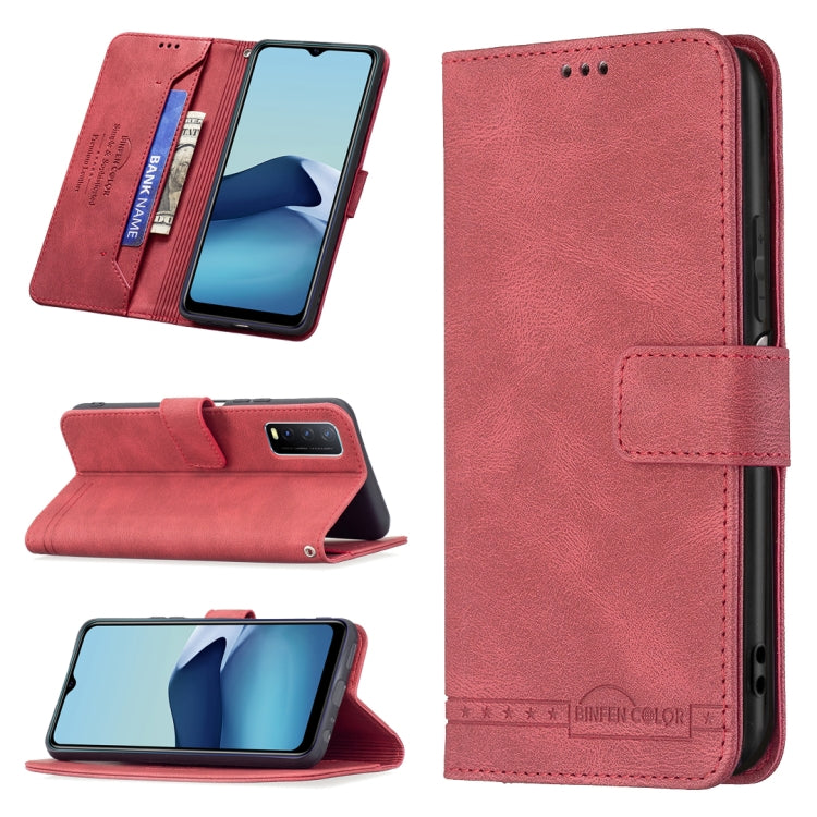 Magnetic Clasp RFID Blocking Anti-Theft Leather Case with Holder & Card Slots & Wallet, For OPPO A94 5G/ F19 Pro Plus/ Reno5 Z 5G, For OPPO Realme C12 / C15 / C25, For OPPO Realme C21 / C20, For vivo Y11 / Y15 / Y12 / Y17, For vivo Y20