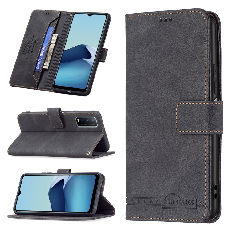 Magnetic Clasp RFID Blocking Anti-Theft Leather Case with Holder & Card Slots & Wallet, For OPPO A94 5G/ F19 Pro Plus/ Reno5 Z 5G, For OPPO Realme C12 / C15 / C25, For OPPO Realme C21 / C20, For vivo Y11 / Y15 / Y12 / Y17, For vivo Y20