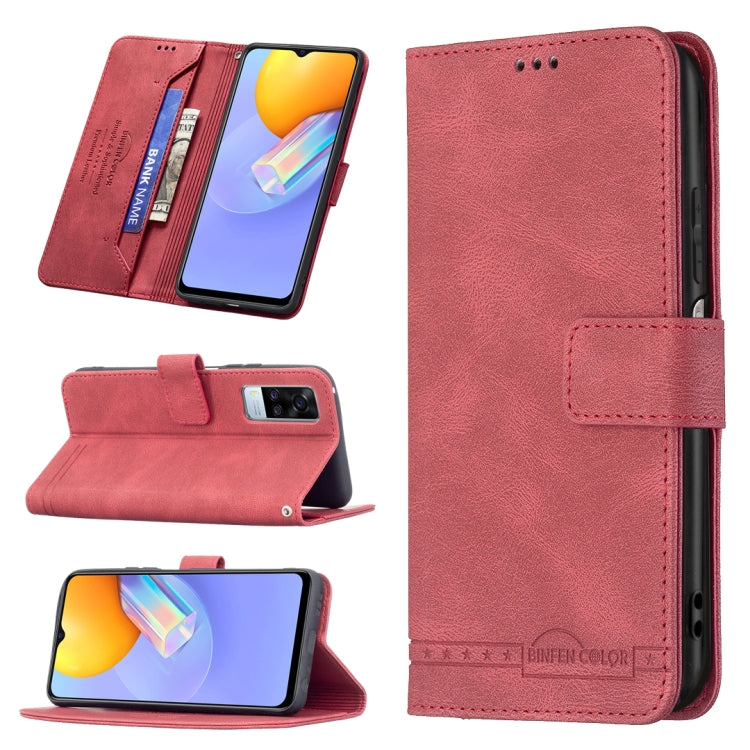 Magnetic Clasp RFID Blocking Anti-Theft Leather Case with Holder & Card Slots & Wallet, For OPPO A94 5G/ F19 Pro Plus/ Reno5 Z 5G, For OPPO Realme C12 / C15 / C25, For OPPO Realme C21 / C20, For vivo Y11 / Y15 / Y12 / Y17, For vivo Y20