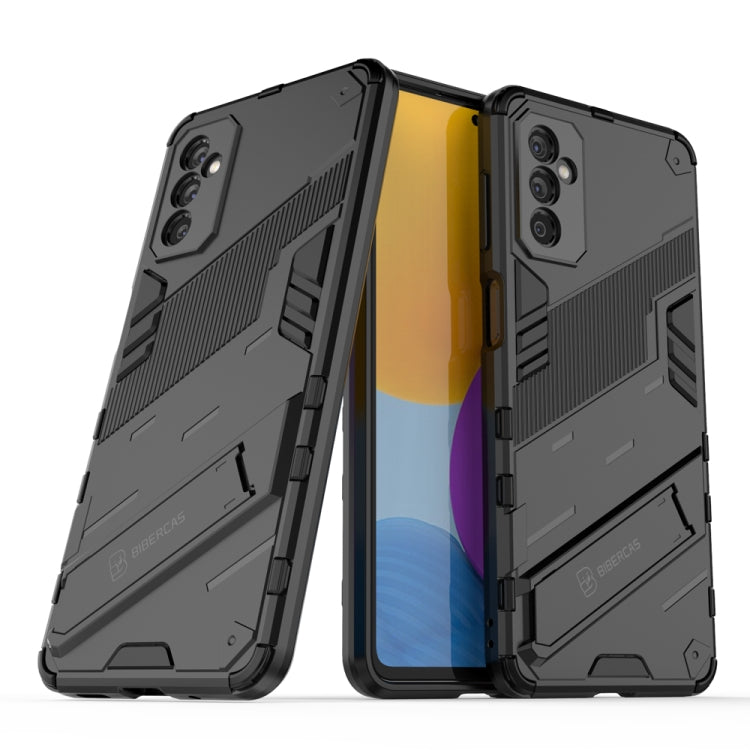 Punk Armor 2 in 1 PC + TPU Shockproof Phone Case with Invisible Holder