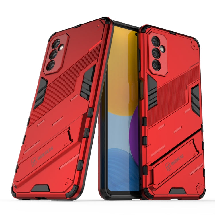 Punk Armor 2 in 1 PC + TPU Shockproof Phone Case with Invisible Holder