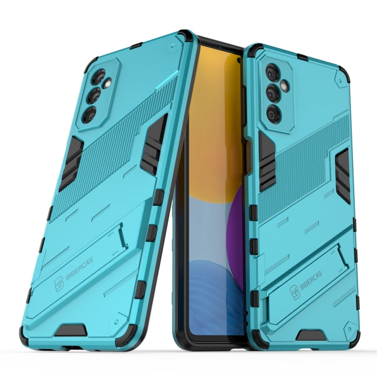 Punk Armor 2 in 1 PC + TPU Shockproof Phone Case with Invisible Holder