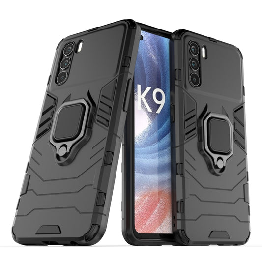 PC + TPU Shockproof Protective Phone Case with Magnetic Ring Holder, For OPPO K9 Pro, For Samsung Galaxy M52 5G