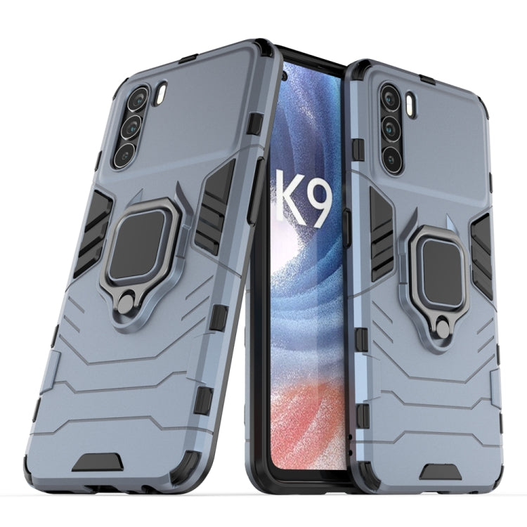 PC + TPU Shockproof Protective Phone Case with Magnetic Ring Holder, For OPPO K9 Pro, For Samsung Galaxy M52 5G