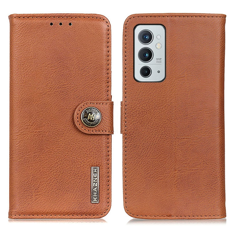 KHAZNEH Cowhide Texture Horizontal Flip Leather Phone Case, For OnePlus 9RT 5G, For OPPO Realme 8i, For Huawei nova 8i / Honor 50 Lite