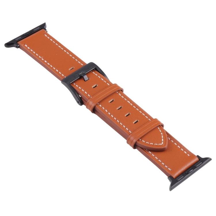 Leather Replacement Watchband For Apple Watch Series, 7 45mm / 6&amp;SE&amp;5&amp;4 44mm / 3&amp;2&amp;1 42mm, 7 41mm / 6&amp;SE&amp;5&amp;4 40mm / 3&amp;2&amp;1 38mm