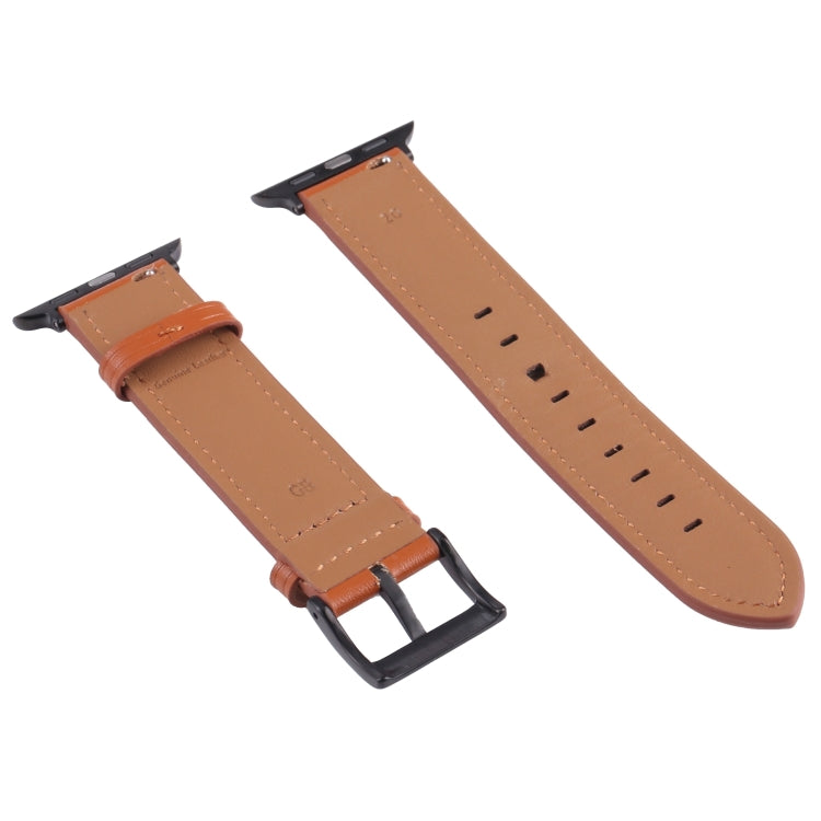 Leather Replacement Watchband For Apple Watch Series, 7 45mm / 6&amp;SE&amp;5&amp;4 44mm / 3&amp;2&amp;1 42mm, 7 41mm / 6&amp;SE&amp;5&amp;4 40mm / 3&amp;2&amp;1 38mm