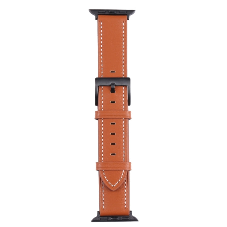 Leather Replacement Watchband For Apple Watch Series, 7 45mm / 6&amp;SE&amp;5&amp;4 44mm / 3&amp;2&amp;1 42mm, 7 41mm / 6&amp;SE&amp;5&amp;4 40mm / 3&amp;2&amp;1 38mm