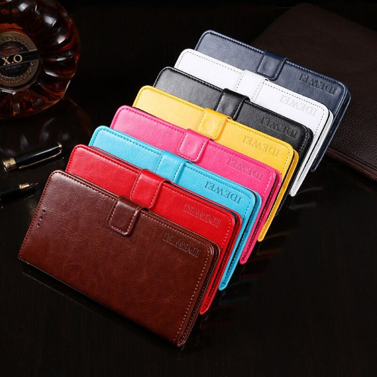 idewei Crazy Horse Texture Horizontal Flip Leather Phone Case with Holder & Card Slots & Wallet, For Google Pixel 6 Pro, For OPPO A55, For Huawei Honor X30i