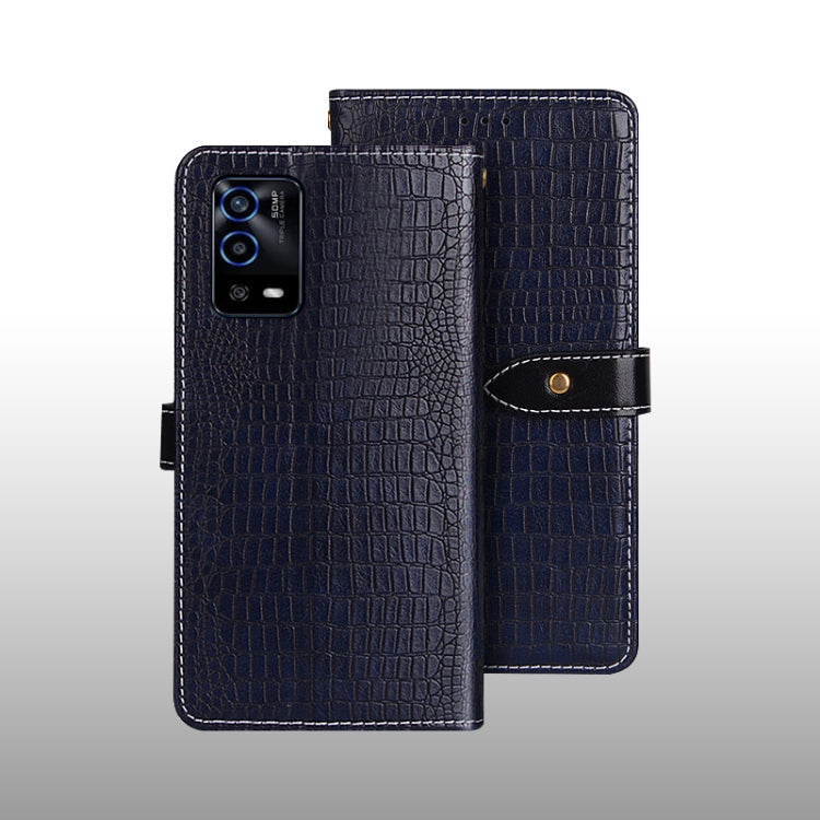 idewei Crocodile Texture Horizontal Flip Phone Leather Case, For OPPO A55 4G, For Xiaomi Redmi Note 11, For Xiaomi Redmi Note 11 Pro, For Samsung Galaxy M52 5G, For ZTE Blade V30 Vita, For Honor X30i