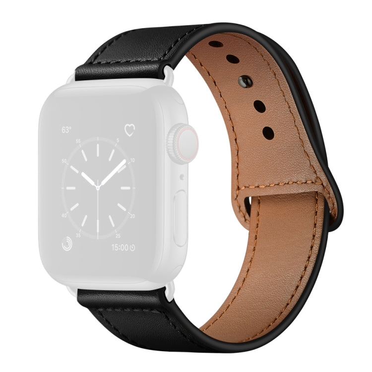 Leather Replacement Watchband For Apple Watch Series, 7 41mm / 6&SE&5&4 40mm / 3&2&1 38mm