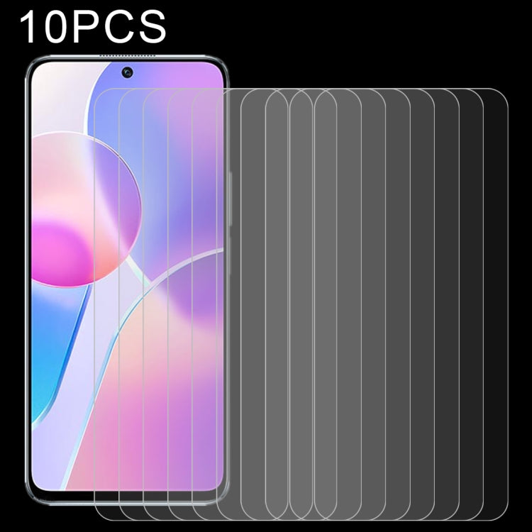 For Samsung Galaxy M32 4G 10 PCS 0.26mm 9H 2.5D Tempered Glass Film