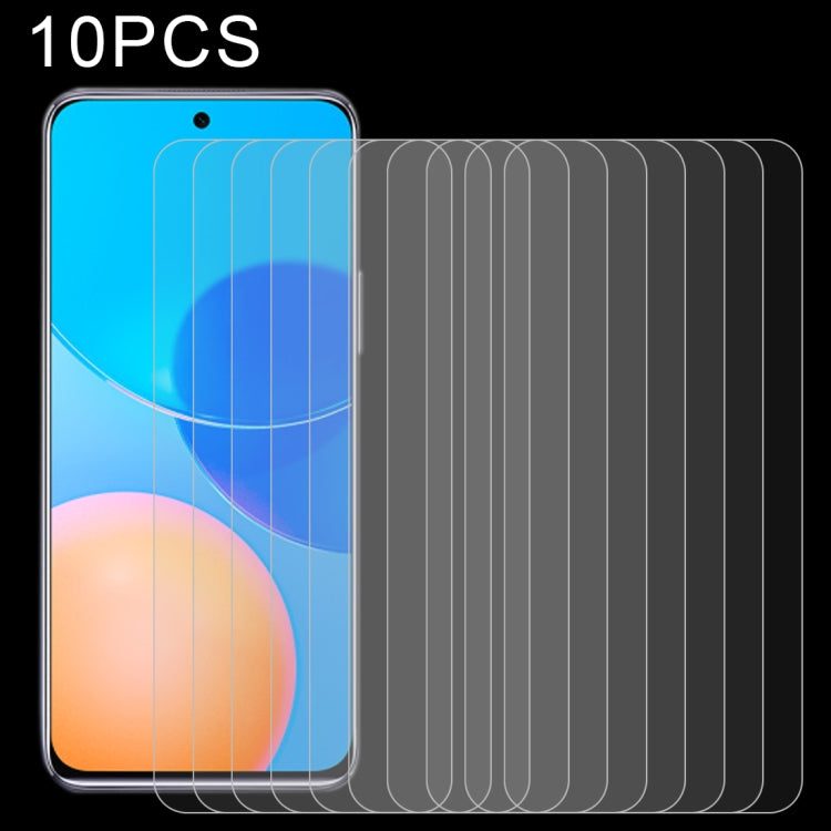 For Samsung Galaxy M32 4G 10 PCS 0.26mm 9H 2.5D Tempered Glass Film