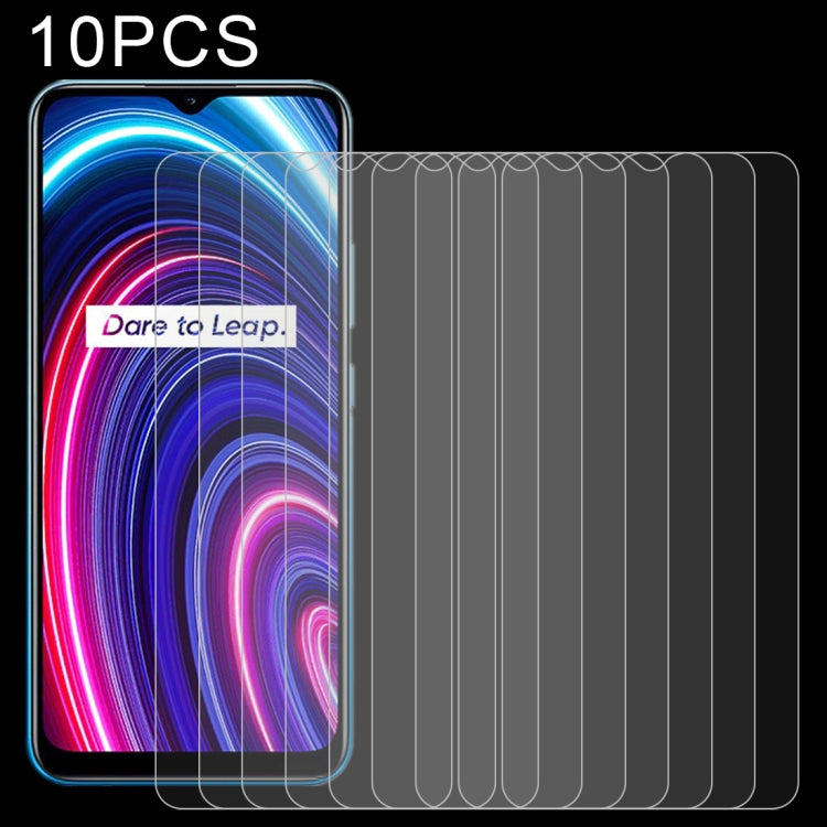 For Samsung Galaxy M32 4G 10 PCS 0.26mm 9H 2.5D Tempered Glass Film