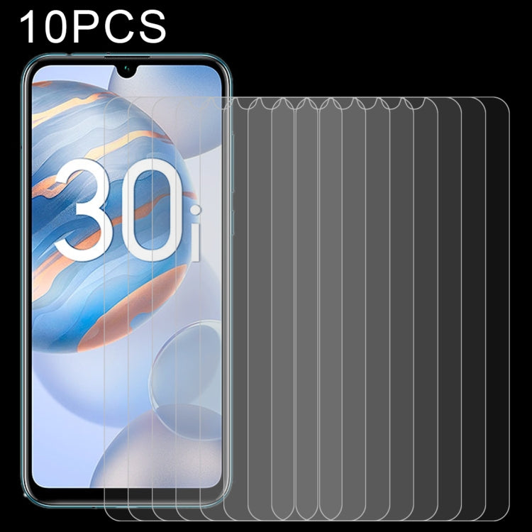 For Samsung Galaxy M32 4G 10 PCS 0.26mm 9H 2.5D Tempered Glass Film