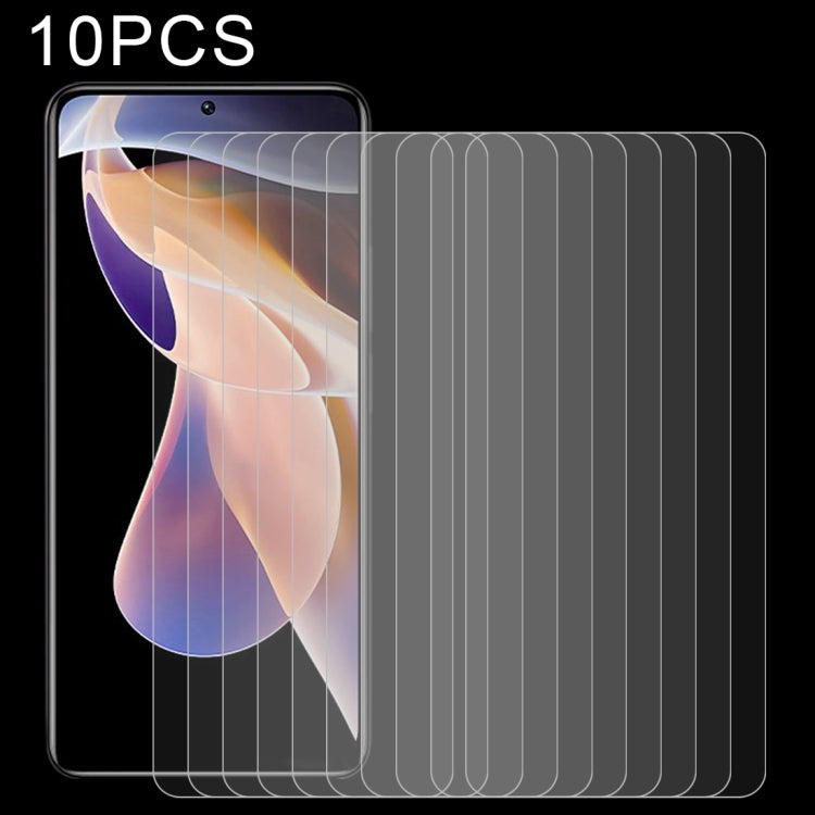 For Samsung Galaxy M32 4G 10 PCS 0.26mm 9H 2.5D Tempered Glass Film