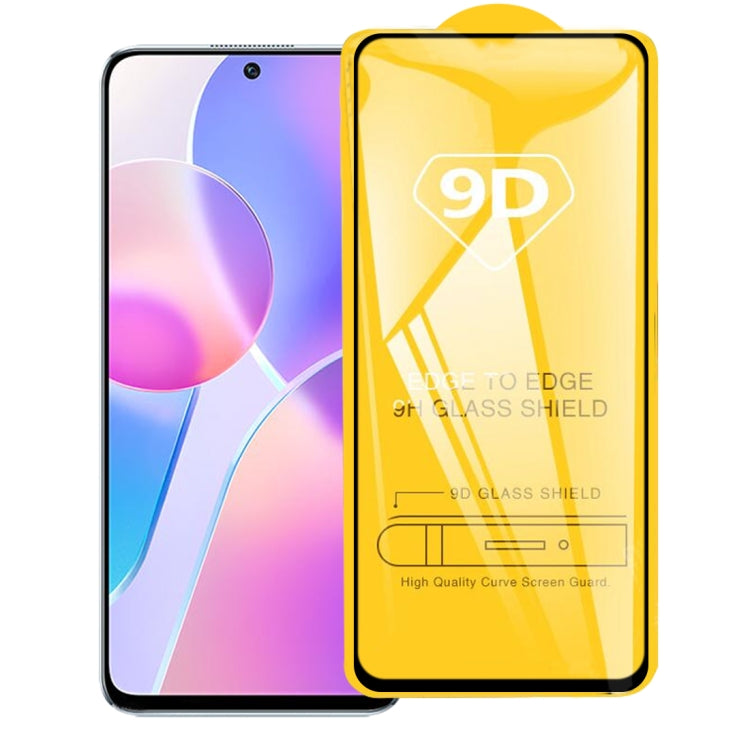 9D Full Glue Full Screen Tempered Glass Film, For Honor X30i (1 PC), For OPPO Realme C25Y / C21Y (1 PC), For Honor Play 5T Pro (1 PC), For Honor