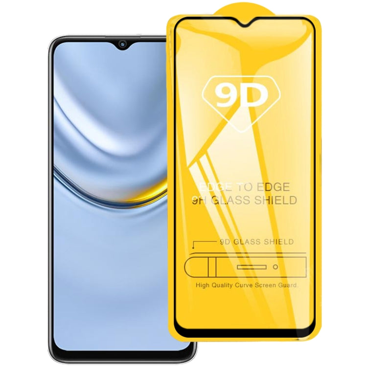 9D Full Glue Full Screen Tempered Glass Film, For Honor X30i (1 PC), For OPPO Realme C25Y / C21Y (1 PC), For Honor Play 5T Pro (1 PC), For Honor