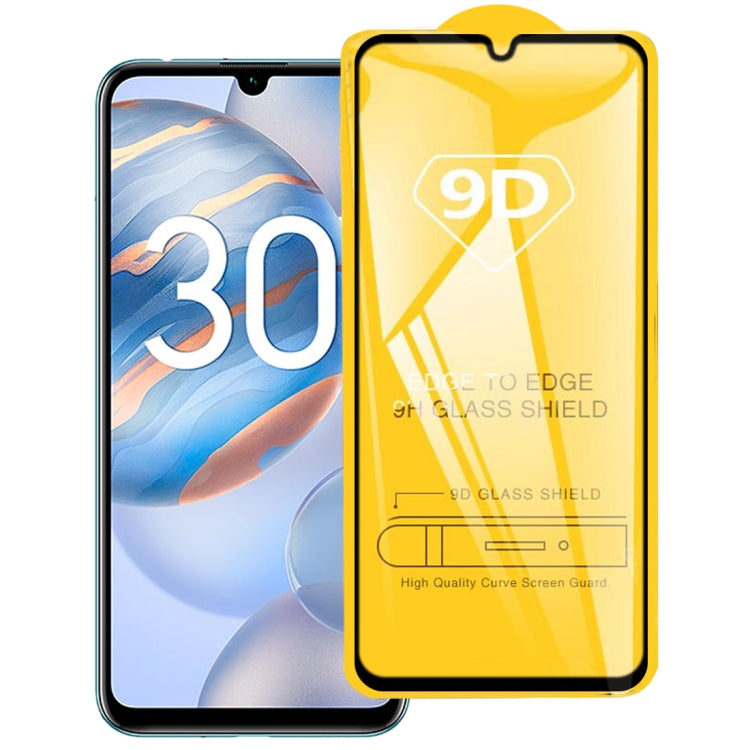 9D Full Glue Full Screen Tempered Glass Film, For Honor X30i (1 PC), For OPPO Realme C25Y / C21Y (1 PC), For Honor Play 5T Pro (1 PC), For Honor