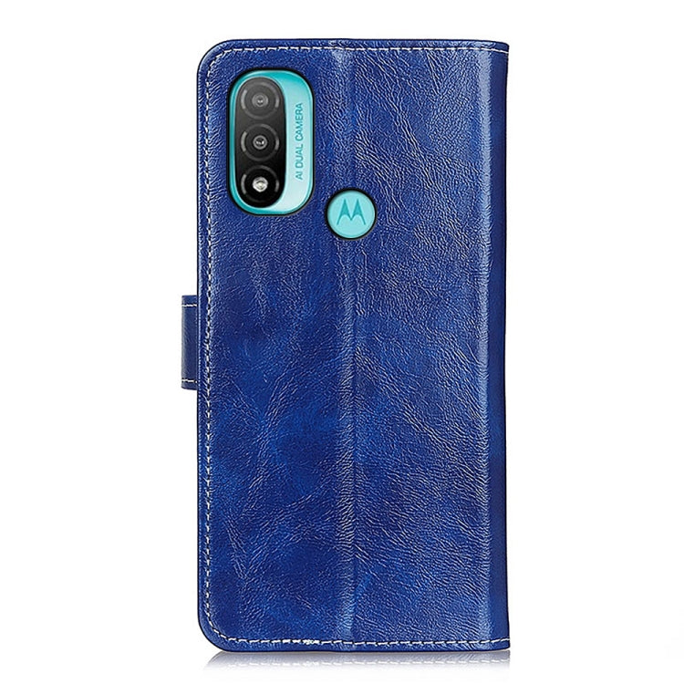 Retro Crazy Horse Texture Horizontal Flip Leather Phone Case, For Motorola Moto E40/E20/E30/Lenovo K14 Plus