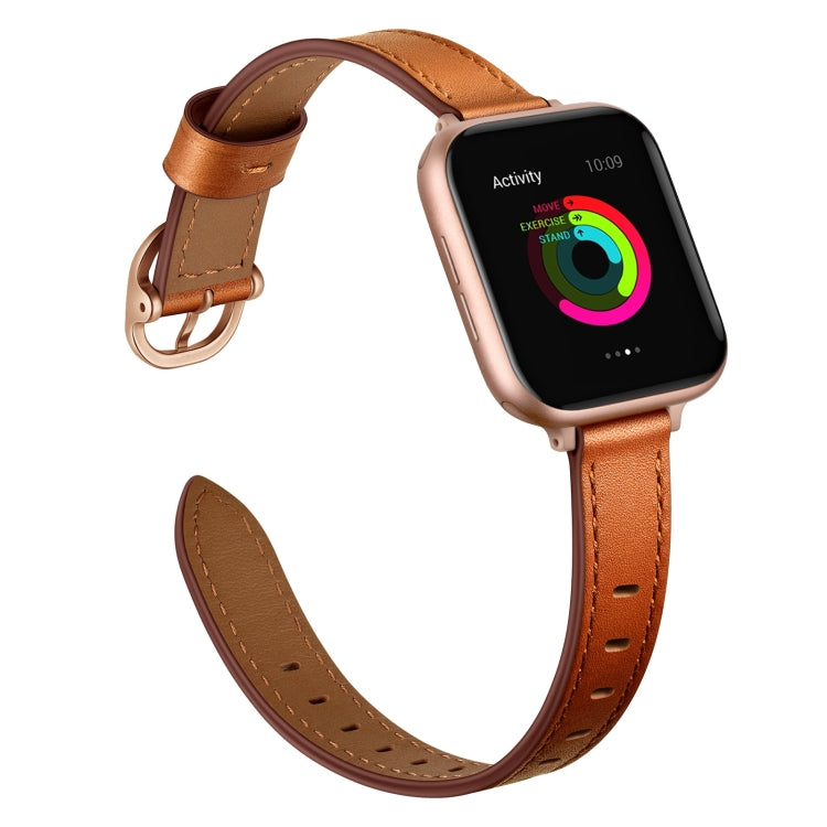 14mm Leather Strap Watchband For Apple Watch Series, 7 41mm / 6&amp;SE&amp;5&amp;4 40mm / 3&amp;2&amp;1 38mm, 7 45mm / 6&amp;SE&amp;5&amp;4 44mm / 3&amp;2&amp;1 42mm