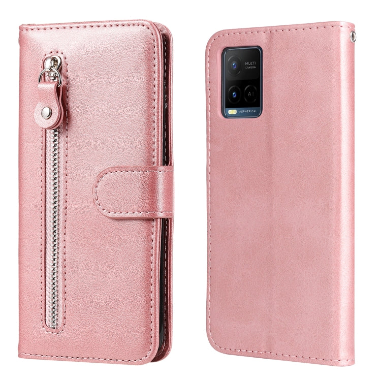 Fashion Calf Texture Zipper Horizontal Flip Leather Phone Case, For vivo Y21 / Y21S / Y33S, For Xiaomi 11T / 11T Pro