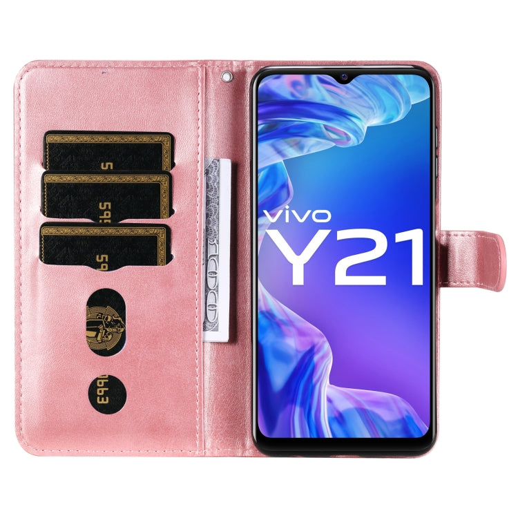 Fashion Calf Texture Zipper Horizontal Flip Leather Phone Case, For vivo Y21 / Y21S / Y33S, For Xiaomi 11T / 11T Pro