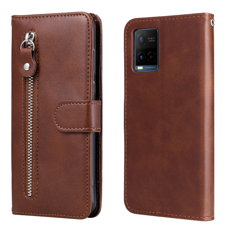 Fashion Calf Texture Zipper Horizontal Flip Leather Phone Case, For vivo Y21 / Y21S / Y33S, For Xiaomi 11T / 11T Pro